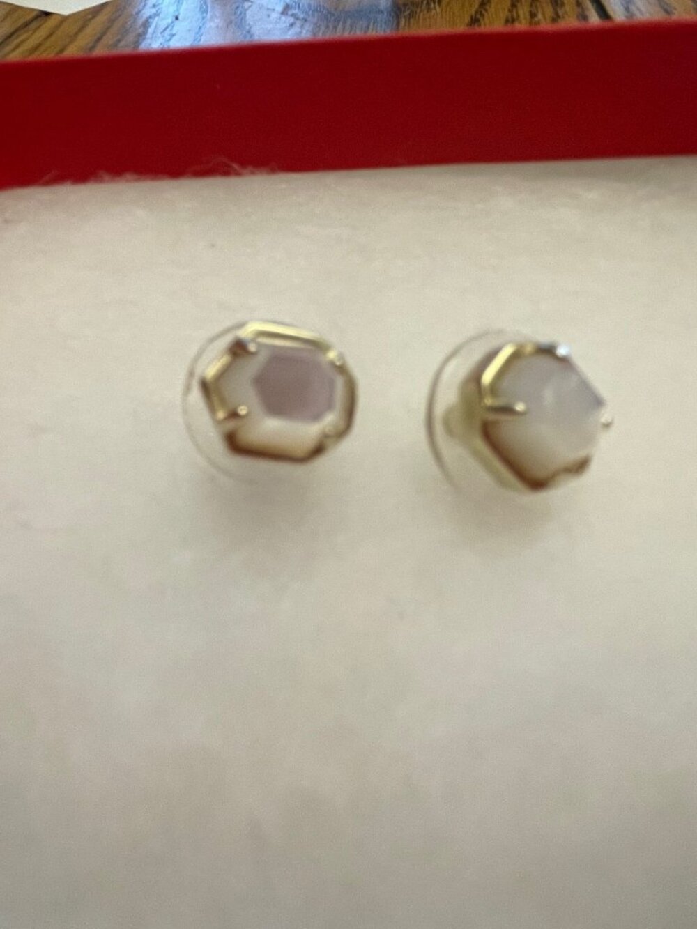 Kendra Scott Stud Earrings Rainbow Moonstone